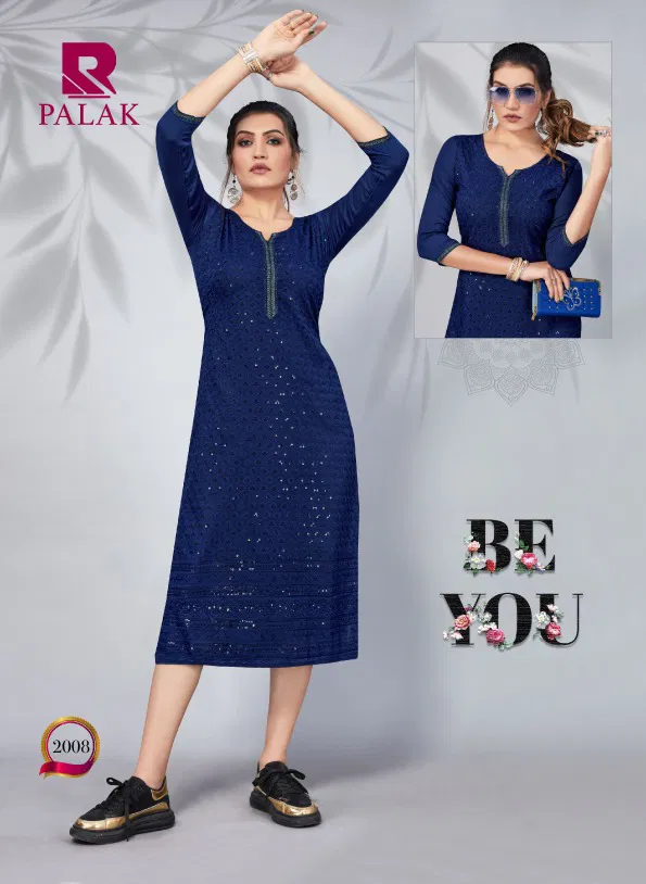 Raashi Palak Daily Wear Wholesale Designer Kurtis Catalog
